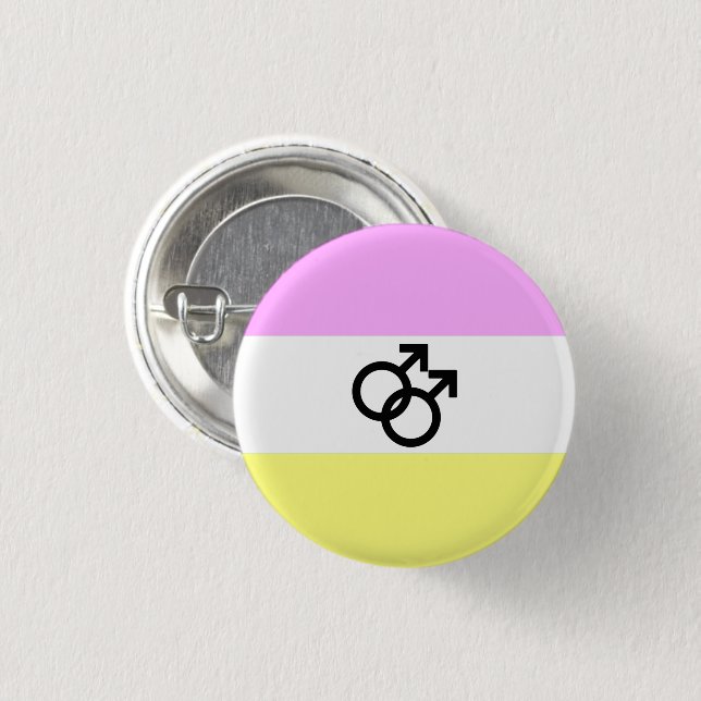 Twink Pride Flag 1 Inch Round Button (Front & Back)