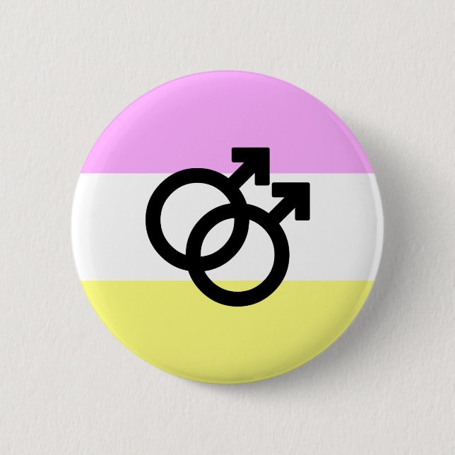 Twink Pride Flag  2 Inch Round Button (Front)