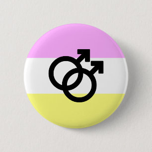 Twink Pride Flag 2 Inch Round Button