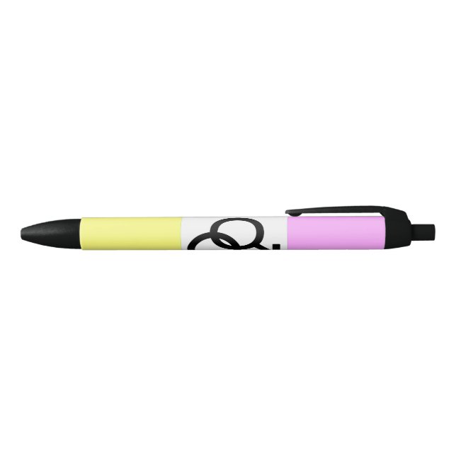Twink Pride Flag Black Ink Pen (Top)