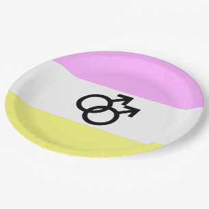 Twink Pride Flag Paper Plate