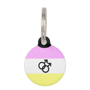Twink Pride Flag Pet Tag