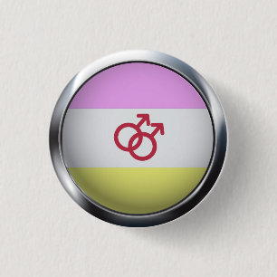 TWINK PRIDE MEDALLION 1 INCH ROUND BUTTON