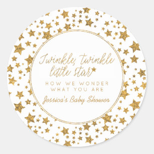 Baby Shower Stickers Zazzle Ca