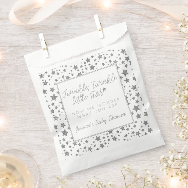 Twink, Twinkle Little Star Baby Shower Favour Bag (Clipped)