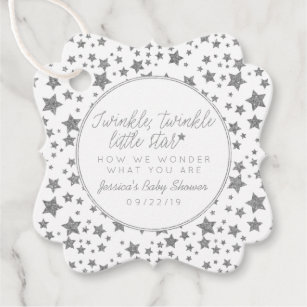 Twink, Twinkle Little Star Baby Shower Favour Tags