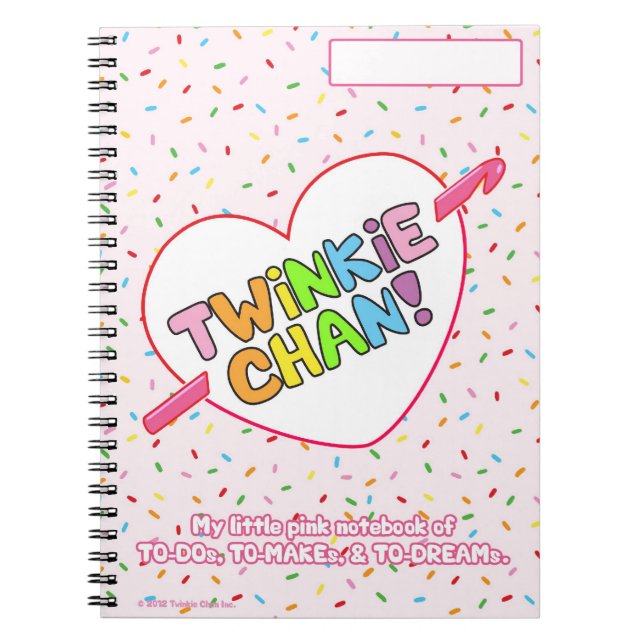 Twinkie Chan peu de carnet rose (Devant)