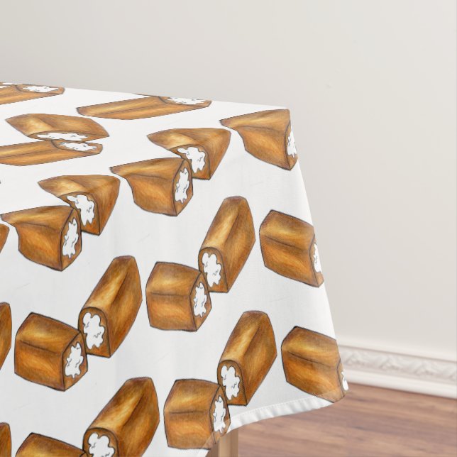Twinkie Cream-Filled Snack Cake Foodie Tablecloth (In Situ)