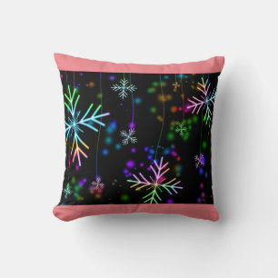 Twinking lights throw pillow. throw pillow
