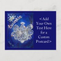 Twinkle Angel Art Postcard