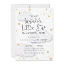 Twinkle Gender Reveal Invitation