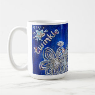 Twinkle Guardian Angel Art Custom Coffee Mug