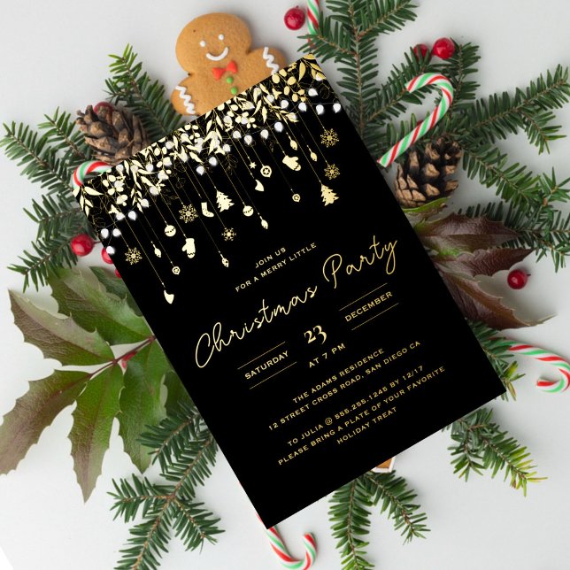 Twinkle Lamplight Modern Night Christmas Party (Creator Uploaded)
