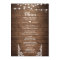 Twinkle Lights Lace Rustic Country Wood Wedding