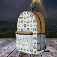 Twinkle Little Star Animal Pattern Boy Baby Name