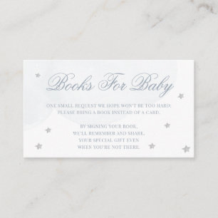 Twinkle Little Star Baby Shower Books For Baby Enclosure Card