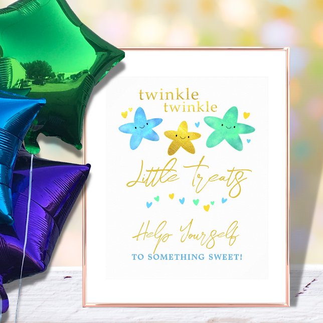 Twinkle Little Star Baby Shower Dessert Table Sign (Creator Uploaded)