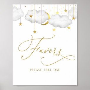 Twinkle Little Star Baby Shower Favours Sign