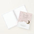 Twinkle Little Star Baby shower rose Livre d'invit