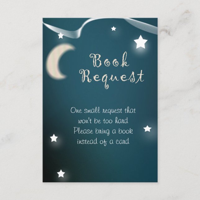 Twinkle Little Star Book Request Enclosure Card (Front)