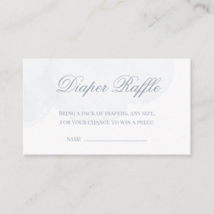  Twinkle Little Star Boy Baby Shower Diaper Raffle Enclosure Card