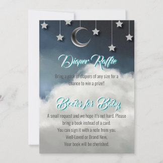 Twinkle Little Star Diaper Raffle & Books for Baby Announcement