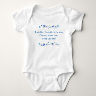 Twinkle Little Star Do You know how Loved you are Baby Bodysuit