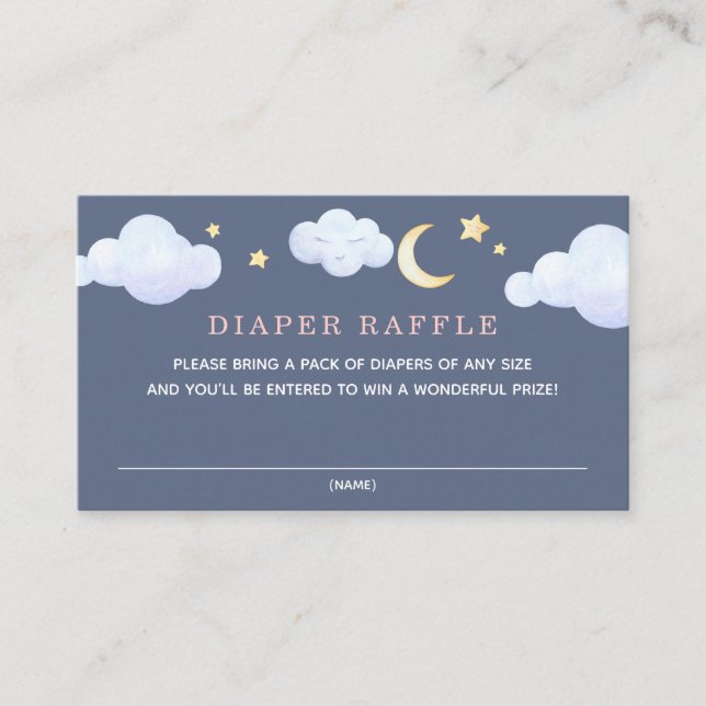 Twinkle Little Star Elephant Raffle insert card (Front)