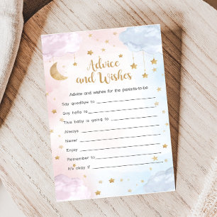 Twinkle Little Star Gender Reveal Advice Wish Game