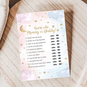 Twinkle Little Star Gender Reveal Guess Who Game