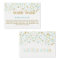 Twinkle Little Star Mint Gold Book Request Card