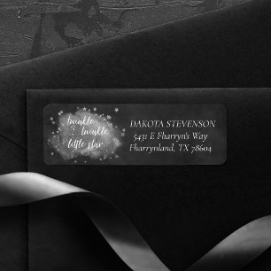 Twinkle Little Star   Monochrome Shower Address