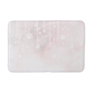 Twinkle little Star Rose Gold Celestial Glow Stars Bath Mat