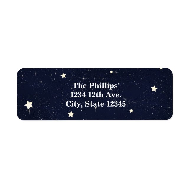 Twinkle Little Star Starry Sky Baby Shower (Front)