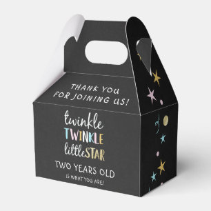 Twinkle Little Star Two Years Old Is What You Are! Favor Box