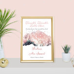 Twinkle Little Star Unicorn Babies Are Sweet Treat Poster<br><div class="desc">"Twinkle twinkle little star, do you know how loved you are!" Join in a celebration as the mom-to-be welcomes her little shining star to the world. You are cordially invited to a Twinkle Twinkle Little Star themed baby shower in honour of the mother-to-be and her bundle of joy. Gather under...</div>