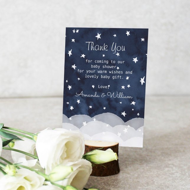 Twinkle Little Star Whimsical Baby Show Thank You  (Creator Uploaded)