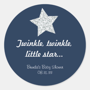 Twinkle Silver Star Sticker