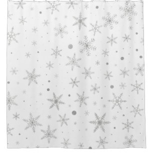Twinkle Snowflake -Silver Grey & White-