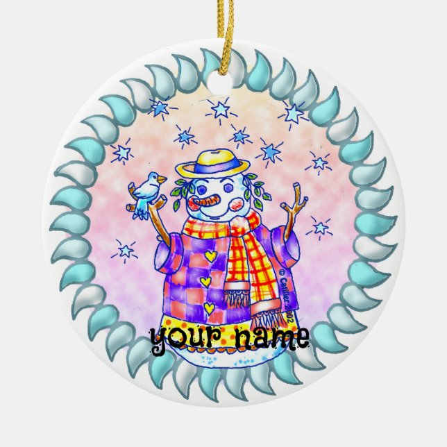 Twinkle Snowman ornaments (Front)