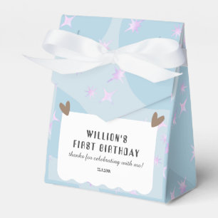 Twinkle Star And Heart Birthday Favor Box