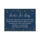 Twinkle Star Navy & Gold Book Request Cards