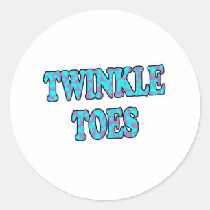 Twinkle Toes Classic Round Sticker
