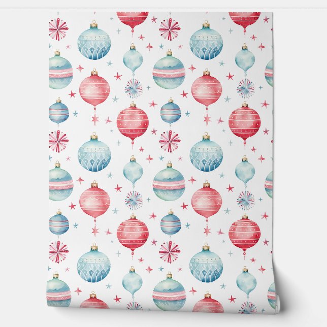 Twinkle Treetop Treasures Christmas Wallpaper (Unrolling)
