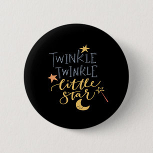 twinkle twinkle little star 2 inch round button