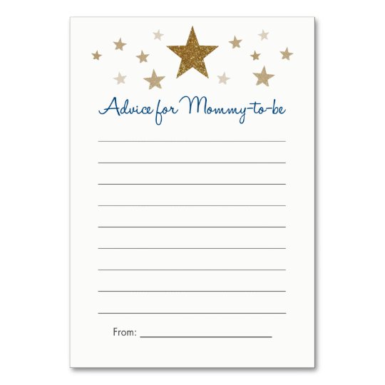 Twinkle Twinkle Little Star Advice Cards Zazzle.ca