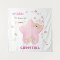 Twinkle Twinkle Little Star Baby Girl Teddy Bear