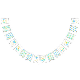 Twinkle Twinkle Little Star Baby Shower Bunting Flags