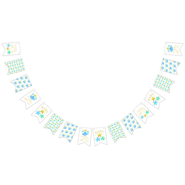Twinkle Twinkle Little Star Baby Shower Bunting Flags (All)