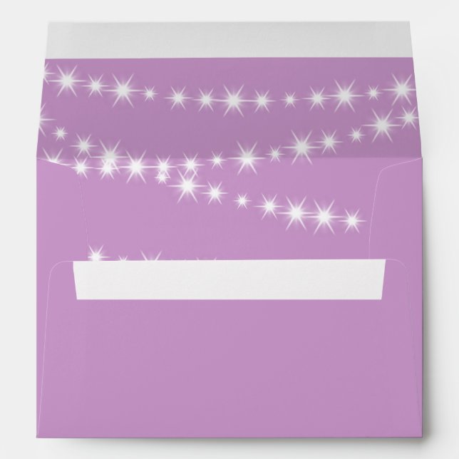 Twinkle Twinkle Little Star Baby shower Enveloppe (Dos (Bas))